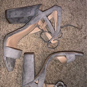 Gray Charlotte Russe heels
